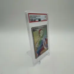 2020 POKEMON SWORD & SHIELD REBEL CLASH SECRET #202 FULL ART/OLEANA PSA 9 - Image 3