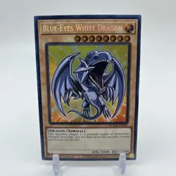 Blue-Eyes White Dragon Chibi Art BLMM-EN001 Secret Rare 1st Ed NM - Image 1