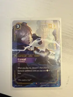 League of Legends Ezreal Prodigy Champion Unit Card 149/221 Standard 2025 - Image 1
