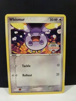 Pokemon Common Card : Whismur 73/106 (City Championship's) - Image 3