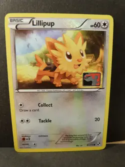 Pokemon Promo Card : Lillipup 81/114 (Play Logo) (Black & White Base Set) - Image 2
