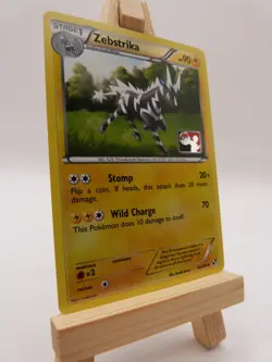 Pokemon Promo Card : Zebstrika 42/114 (Play Logo) (Black & White Base Set) - Image 4
