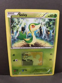 Pokemon Promo Card : Snivy 1/114 (Pokesball / Crosshatch)(BW Base Set) - Image 3