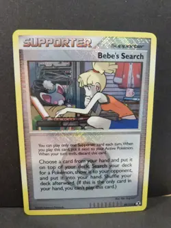 Pokemon Promo Card : Bebe's Search 89/111 (Pokeball Logo) (Rising Rivals Set) - Image 3