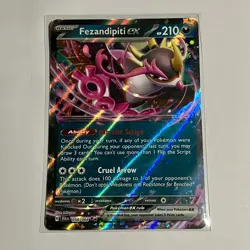 Fezandipiti ex 38/64 Ultra Rare Shrouded Fable NM Pokemon TCG Card -fezandipity - Image 1