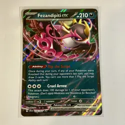 Fezandipiti ex 38/64 Ultra Rare Shrouded Fable NM Pokemon TCG Card -fezandipity - Image 1