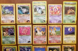 Lot Of 28 Vintage Gym Challenge Pokemon Cards Common Uncommon LP - Image 2