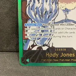 MINT Condition Hody Jones Alt Art Leader OP06-020 One Piece English Card - Image 4