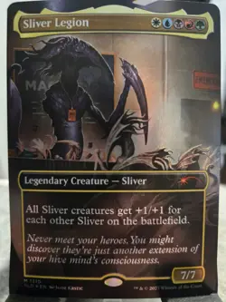 Sliver Legion (1310) - Rainbow Foil Near Mint MTG Secret Lair - Image 1