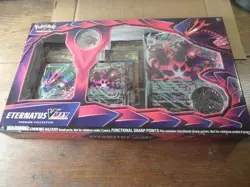 Pokemon Eternatus VMAX Premium Collection box 6 Booster packs full-art foil card - Image 1