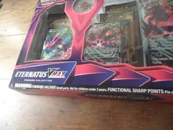 Pokemon Eternatus VMAX Premium Collection box 6 Booster packs full-art foil card - Image 5
