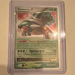 Pokemon TCG Torterra LV.X Diamond & Pearl 122/130 Holo 160HP Card - Image 1