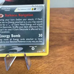 Dark Electrode Pokemon Card 4/109 Holo Near Mint EX Team Rocket Returns - Image 4