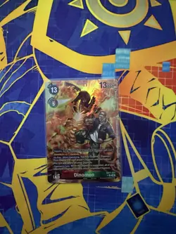 Digimon Card Game Dinomon EX11-011 Rare Alternative Art NM - Image 1