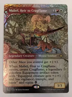 Mabel, Heir to Cragflame (Showcase) Bloomburrow Foil - MTG RARE - Image 1