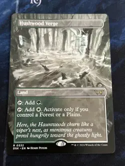 Hushwood Verge (Borderless) Duskmourn: House of Horror Regular NM-M Unplayed - Image 1