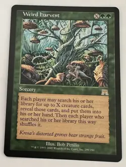 Magic the Gathering MTG Weird Harvest (299) Onslaught - Image 1