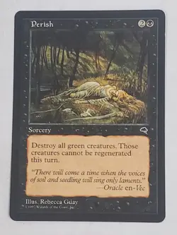 MTG Perish (Tempest/Black/U) - BGM - Image 1
