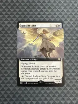 MTG Radiant Solar #278 Ext. Art R Commander: Adventures… Forgotten Realms (AFC) - Image 1