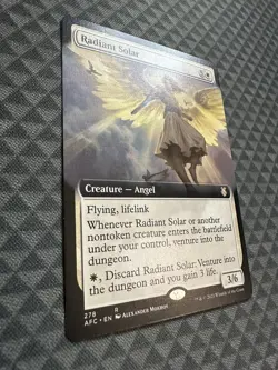 MTG Radiant Solar #278 Ext. Art R Commander: Adventures… Forgotten Realms (AFC) - Image 3