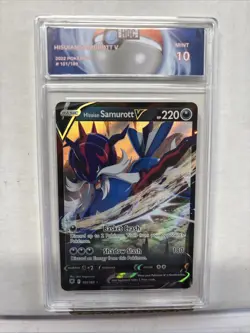 2022 Pokemon Hisuian Samurott V #101 HGC 10 (sb6) - Image 1