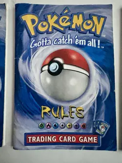 Pokemon Rules Rulebook Versions 1, 2 & 3 Lot Of 8 TCG Authentic WOTC - Image 4