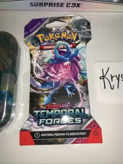 Lot Pokemon Prismatic Evolutions Surprise Box + Tin + Temporal Forces Sealed New - Image 5