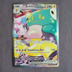 Pokemon Iono's Bellibolt ex 183/159 Journey Together Illustration Rare Full Art… - Image 1