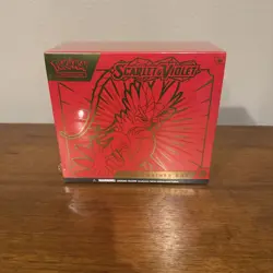 Pokemon TCG Scarlet And Violet ETB Koraidon Elite Trainer Box New Sealed - Image 1