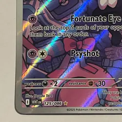 Pokemon TCG Gothorita 125/086 Illustration Rare – Scarlet & Violet White Flare - Image 5