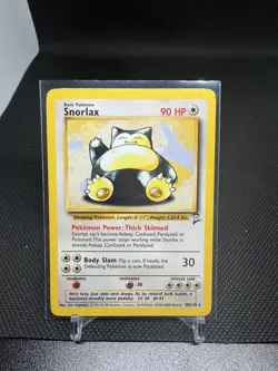 Snorlax 30/130 Pokemon Base Set 2 Non-Holo WOTC Vintage NM - Image 1