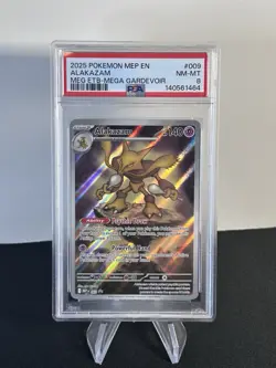 2025 Pokemon Black Star Promos Alakazam #009 PSA 8 - Image 1