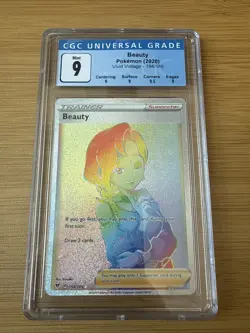 2020 Beauty Secret Rare Vivid Voltage 194/185 Pokemon TCG CGC 9 Mint - Image 1