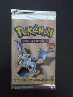 Pokemon 1st Edition Fossil Booster Pack Aerodactyl 21.12g - Image 2