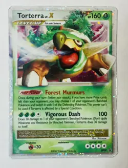 Torterra LV.X DP09 Holo Pokemon TCG Diamond and Pearl Promos LP - Image 1