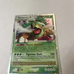Torterra LV.X DP09 Holo Pokemon TCG Diamond and Pearl Promos LP - Image 4