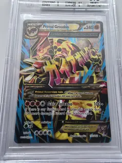 Primal Groudon Ex Ur 151/160-2015 XY Primal Clash BGS Graded 8.5 Nm+ Pokemon TCG - Image 2