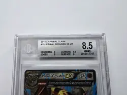 Primal Groudon Ex Ur 151/160-2015 XY Primal Clash BGS Graded 8.5 Nm+ Pokemon TCG - Image 3
