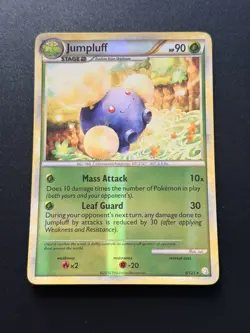 Jumpluff 6/123 HeartGold & SoulSilver (Pokemon) Reverse Holo Rare - NM - Image 1