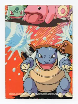 Topps Chrome Pokemon Nidoking 2 of 10 Blue Logo Rare - Image 2