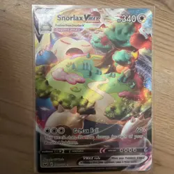 Pokemon TCG Snorlax VMAX 142/202 Base Set Ultra Rare Near Mint Condition - Image 1