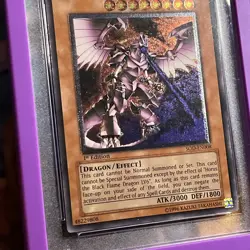 PSA 8 Horus the Black Flame Dragon LV8 SOD-EN008 Ultimate Rare 1st Editio Yugioh - Image 3