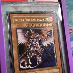 PSA 8 Horus the Black Flame Dragon LV8 SOD-EN008 Ultimate Rare 1st Editio Yugioh - Image 4
