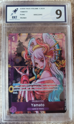 ONE PIECE EVENT PACK VOL.3 PROMO - YAMATO - P-046 - RKT GRADED - Image 1