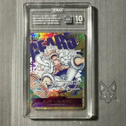 One Piece - TAG 10 - Monkey D. Luffy OP05-119 SEC Alt Art Japanese US Seller - Image 1