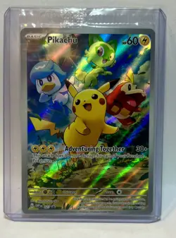 ⚡Sealed⚡Pikachu 027 Sv: Scarlet & Violet Promo Cards Holo - Image 1