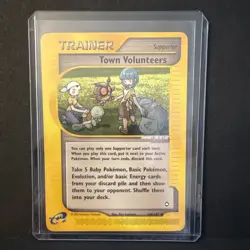 Pokemon Card - Town Volunteers Aquapolis 136/147 Uncommon - LP+ - Image 3