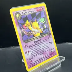 Pokemon Card Dark Hypno 9/82 Holo Team Rocket Vintage Rare WOTC LP 2000 - Image 2