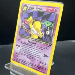 Pokemon Card Dark Hypno 9/82 Holo Team Rocket Vintage Rare WOTC LP 2000 - Image 3