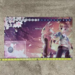 DTCG Duel Playmat Digimon Makino Ruki Renamon Anime Trading Card Game Mat Zones - Image 2